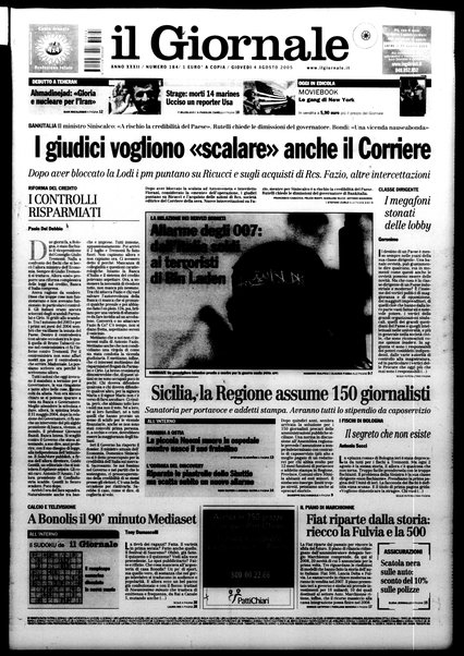 Il giornale : quotidiano del mattino